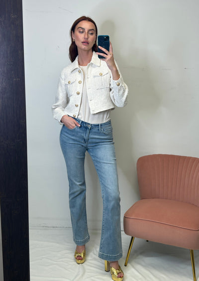 Generation Love Bailan Tweed Jacket - White
