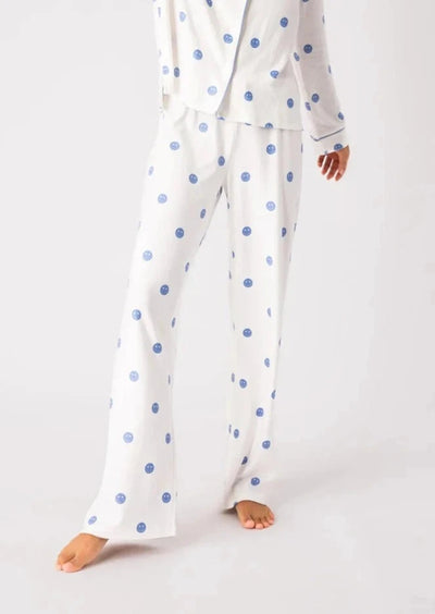 PJ Salvage Choose Happy Pants - Ivory