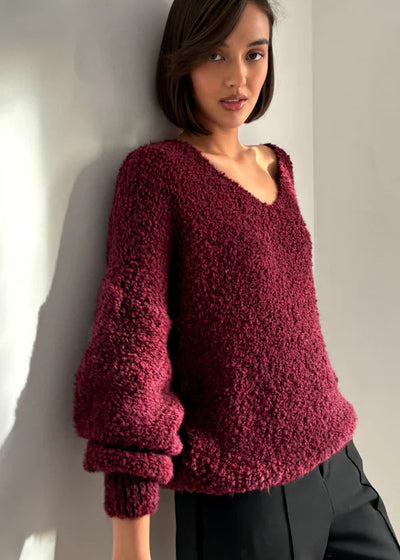 Charli Jenny Sweater Burgundy