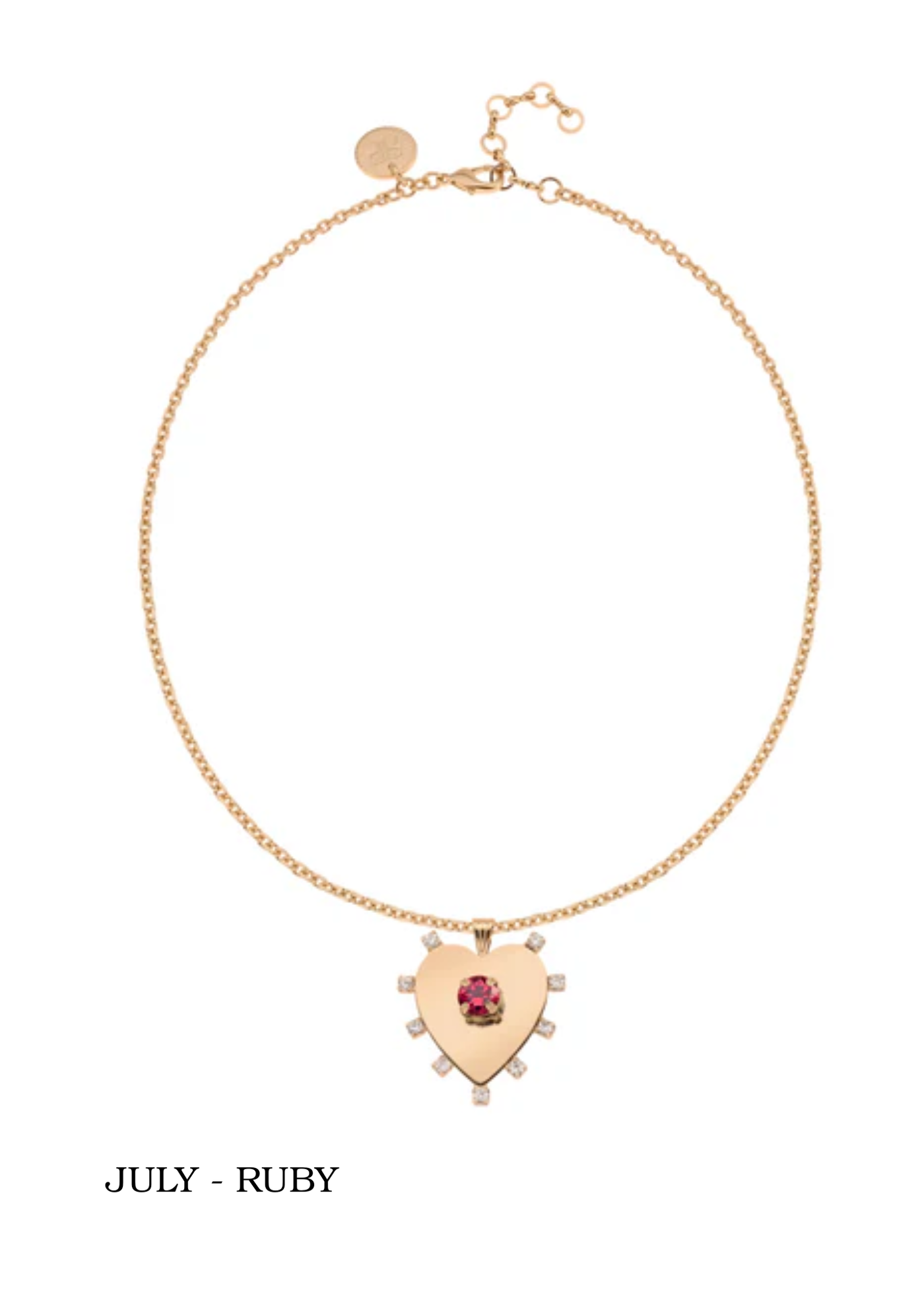 Rebekah Price Heart-Felt Birthstone Necklace