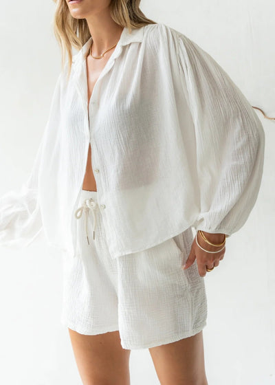 Charli Anais Shorts White