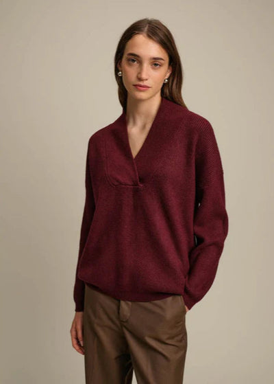Deluc Liam Sweater Wine