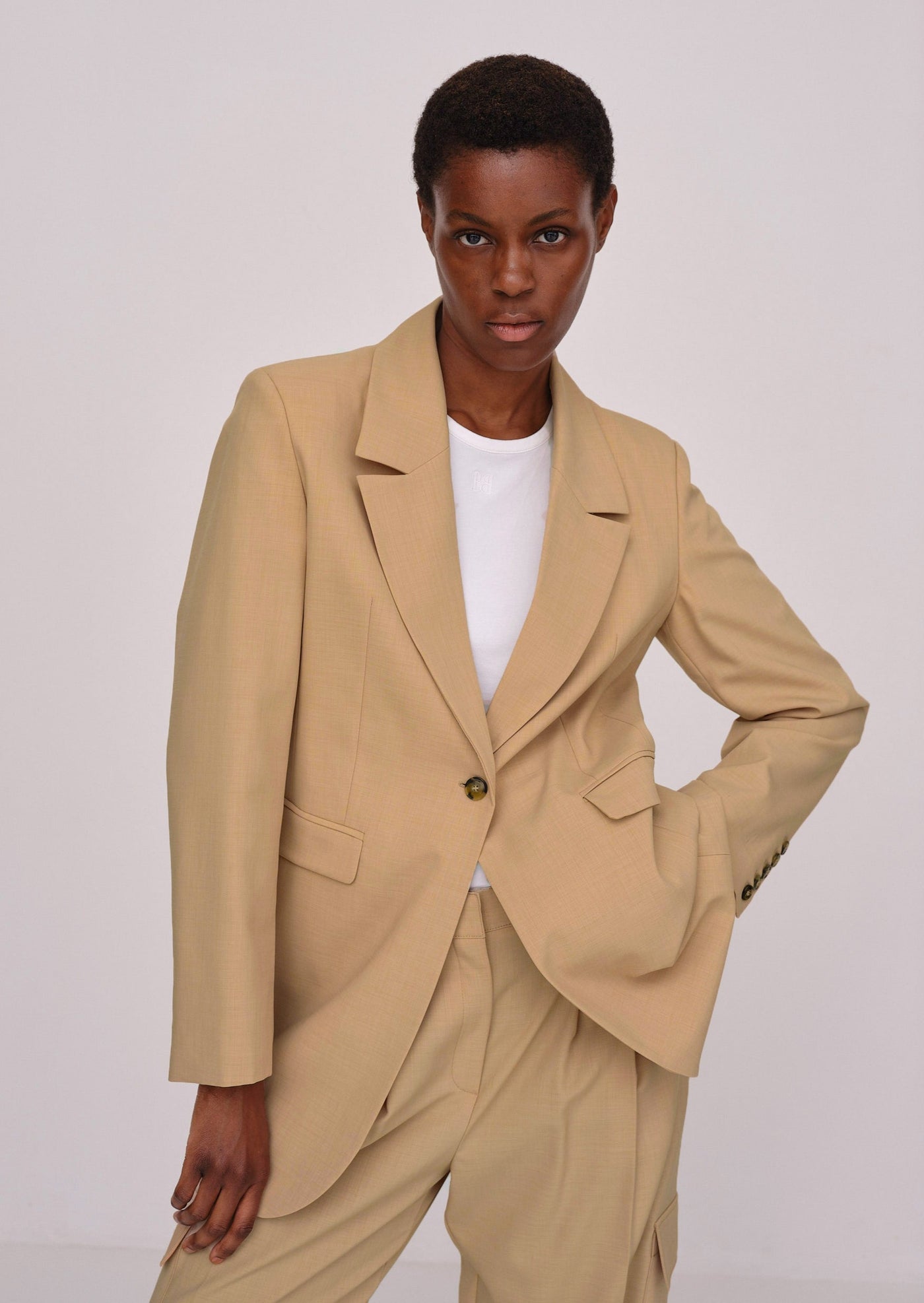 HERSKIND Nat Blazer - Croissant