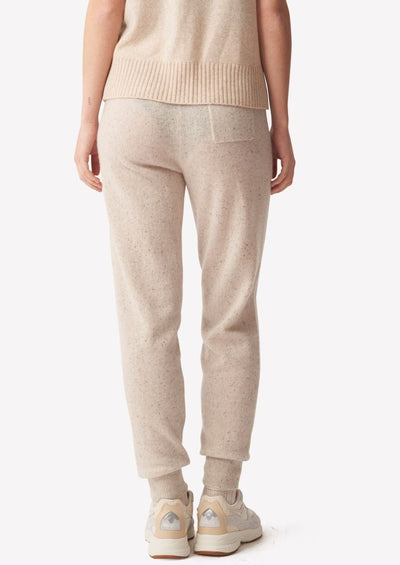 Brodie Tapered Cashmere Joggers - Oatmeal