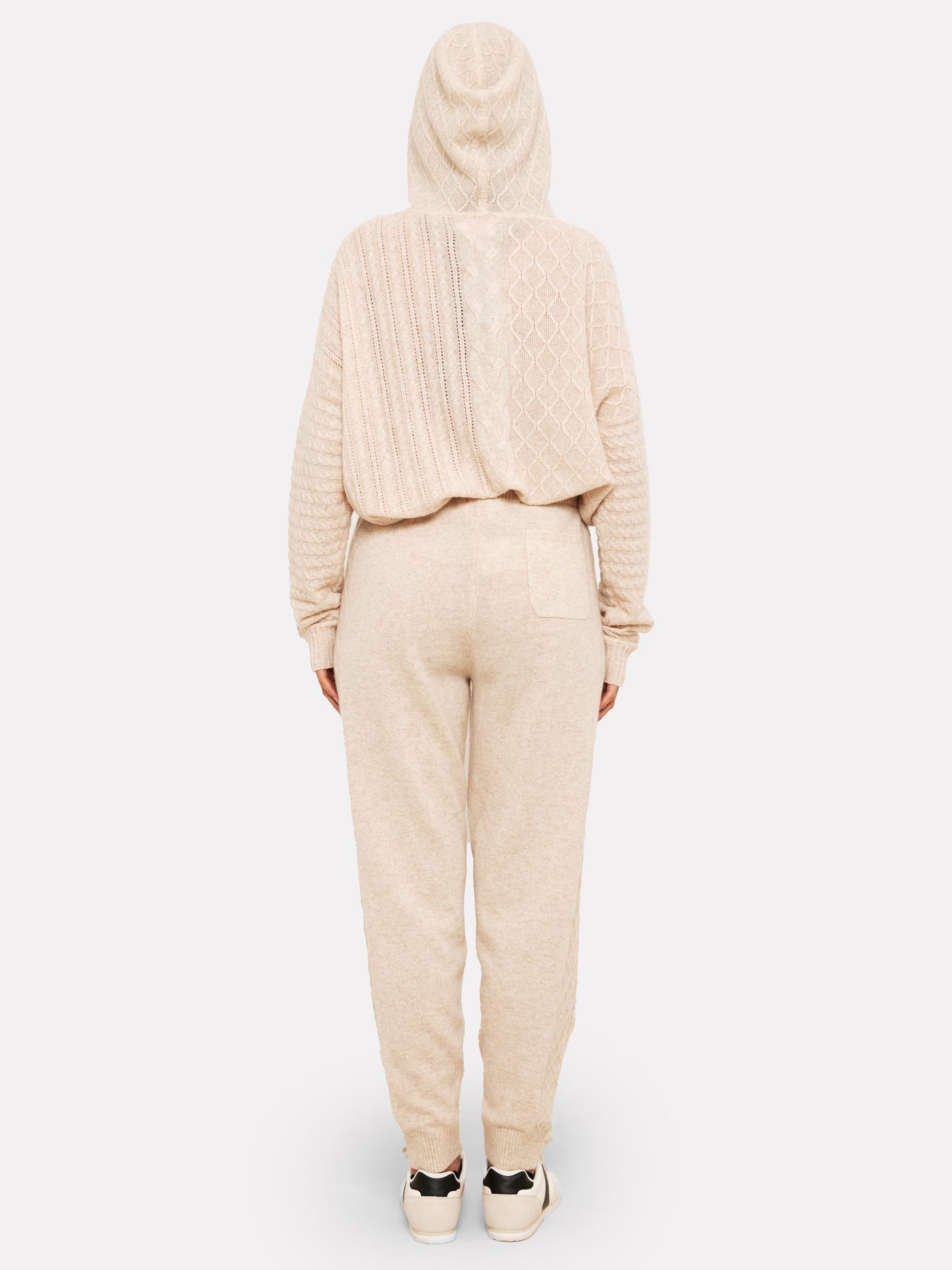 Brodie Luxe Cable Hoodie Cygnet