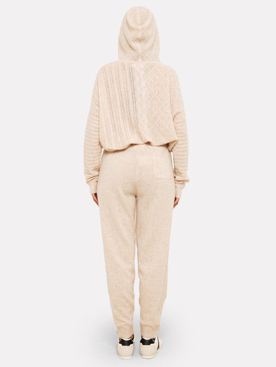 Brodie Luxe Cable Hoodie Cygnet