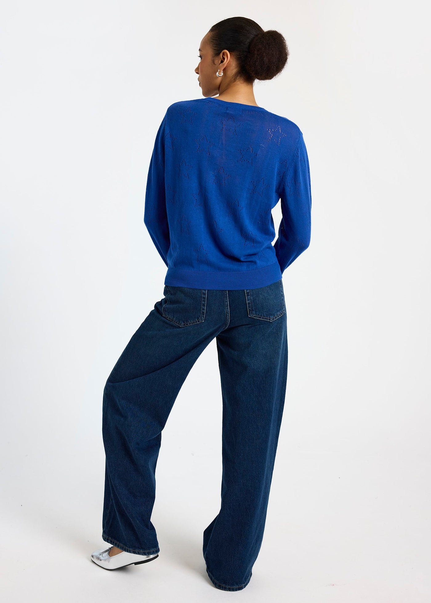 WISPR Nova Star Crew Top True Blue