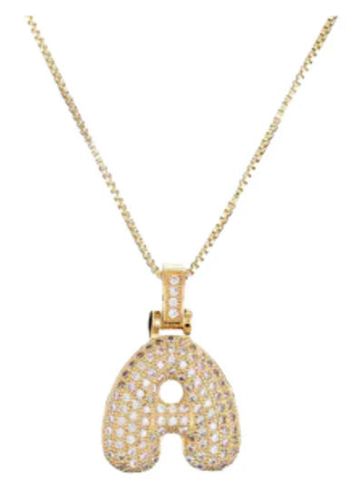 LIVIE Katherine Bubble Letter Necklace