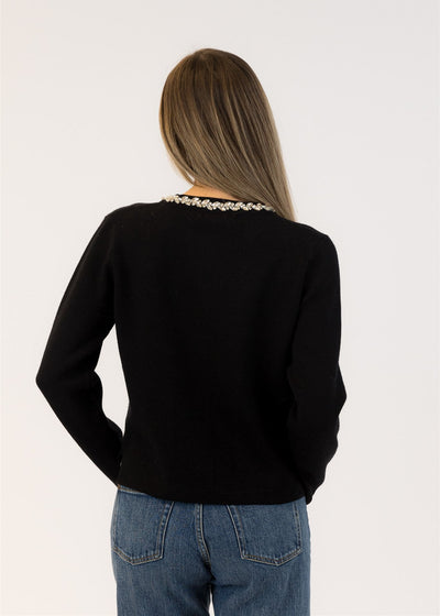 Lyla & Luxe Bowie Crystal Jacket Black