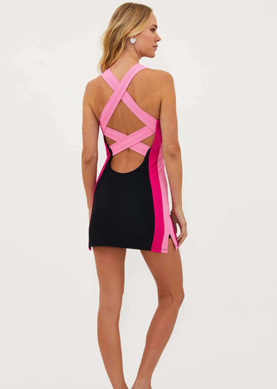 Beach Riot Vida Pink Trim Dress