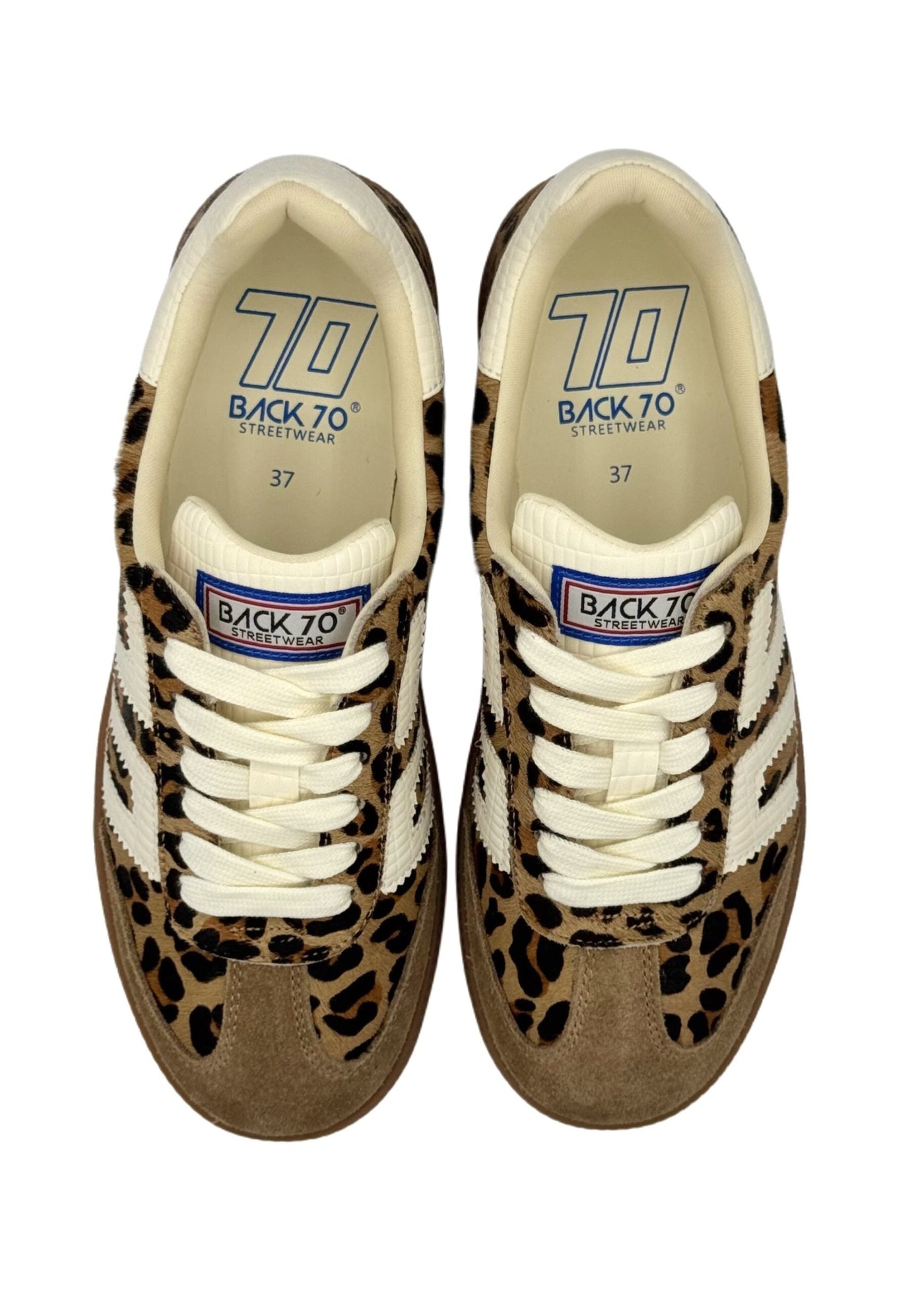 Back 70 Leopard Suede Sneakers