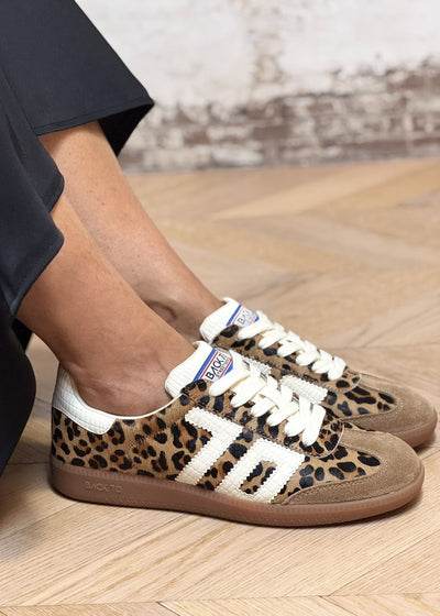 Back 70 Leopard Suede Sneakers