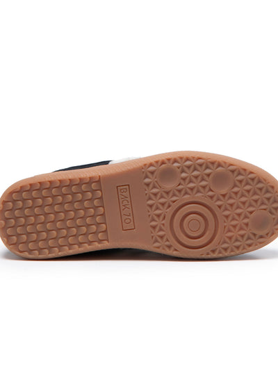 Back 70 Fur Beige Suede Black Sneakers