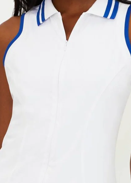 Beach Riot Bria Dress Riviera Azure White