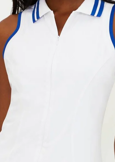 Beach Riot Bria Dress Riviera Azure White