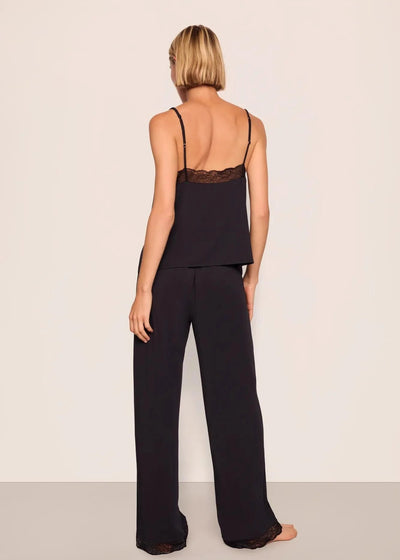 Eberjey Kari Cami & Pants Pj Set Black