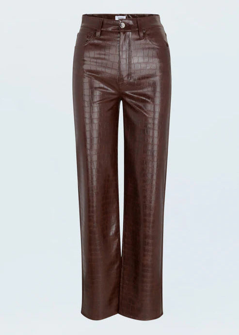 Pistola Cassie Super High Rise Straight Pants Croc