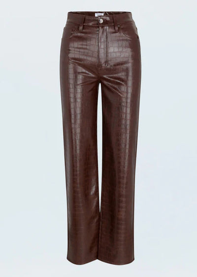 Pistola Cassie Super High Rise Straight Pants Croc