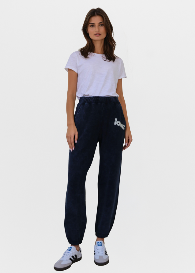 CHRDLR What Is Done P. E Sweatpants Jogging Sweatpents Indigo