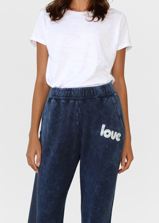 CHRDLR What Is Done P. E Sweatpants Jogging Sweatpents Indigo