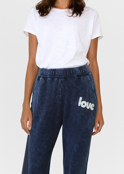 CHRDLR What Is Done P. E Sweatpants Jogging Sweatpents Indigo