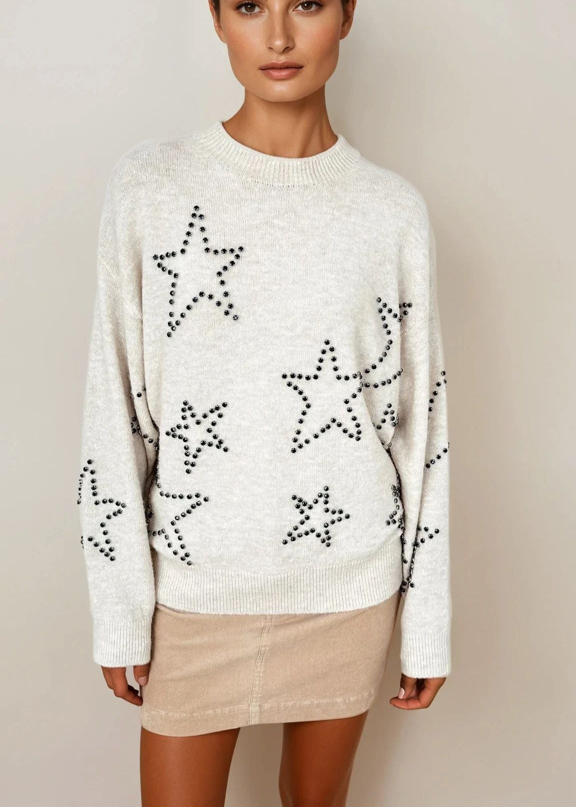 CHRLDR Studded Star Perfect Sweater