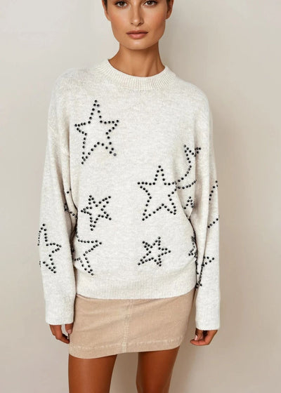 CHRLDR Studded Star Perfect Sweater