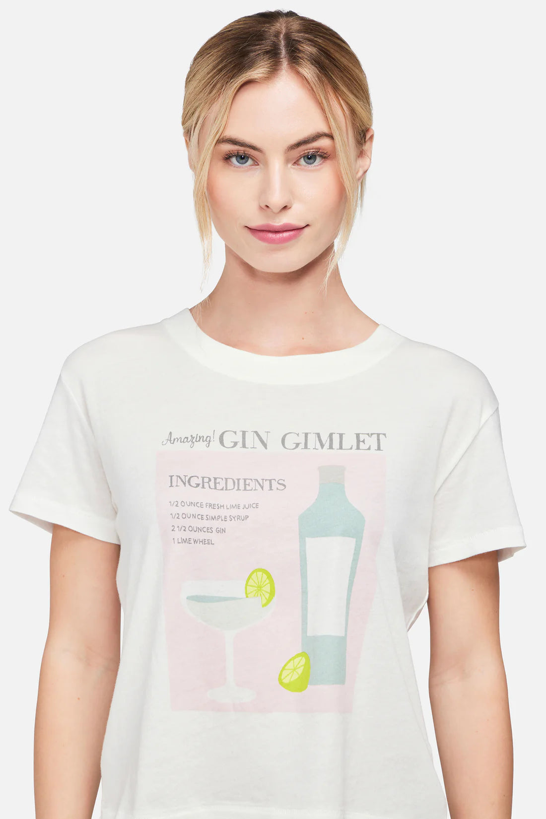 WILDFOX Gin Gimlet Charlie Top - White