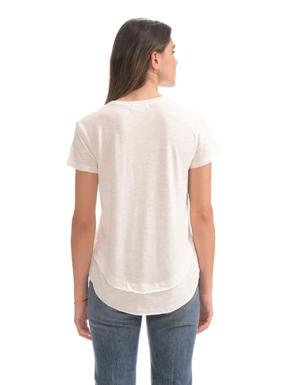CHRLDR Ava Mock Layer T-shirt - White