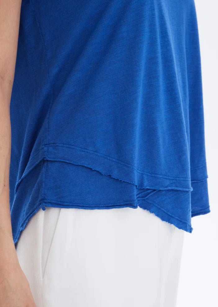 CHRLDR Ava Mock Layer T-shirt - Electric Blue