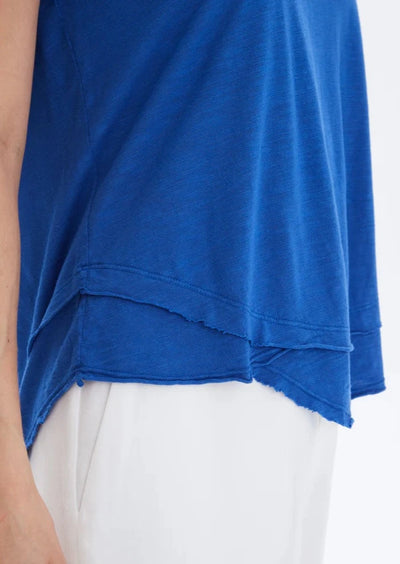 CHRLDR Ava Mock Layer T-shirt - Electric Blue