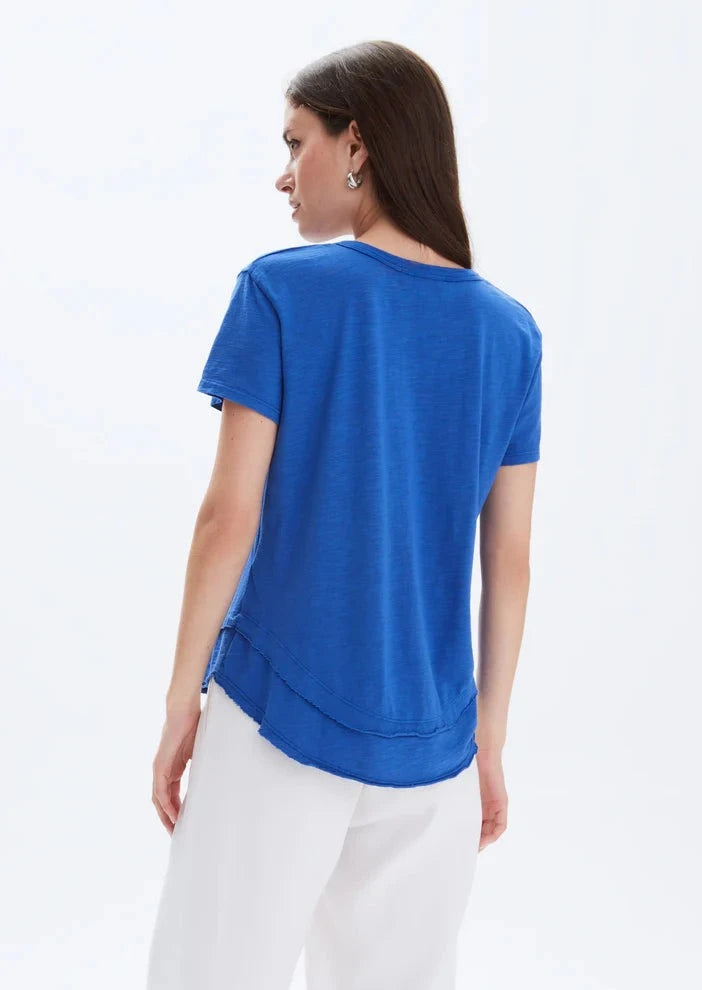 CHRLDR Ava Mock Layer T-shirt - Electric Blue