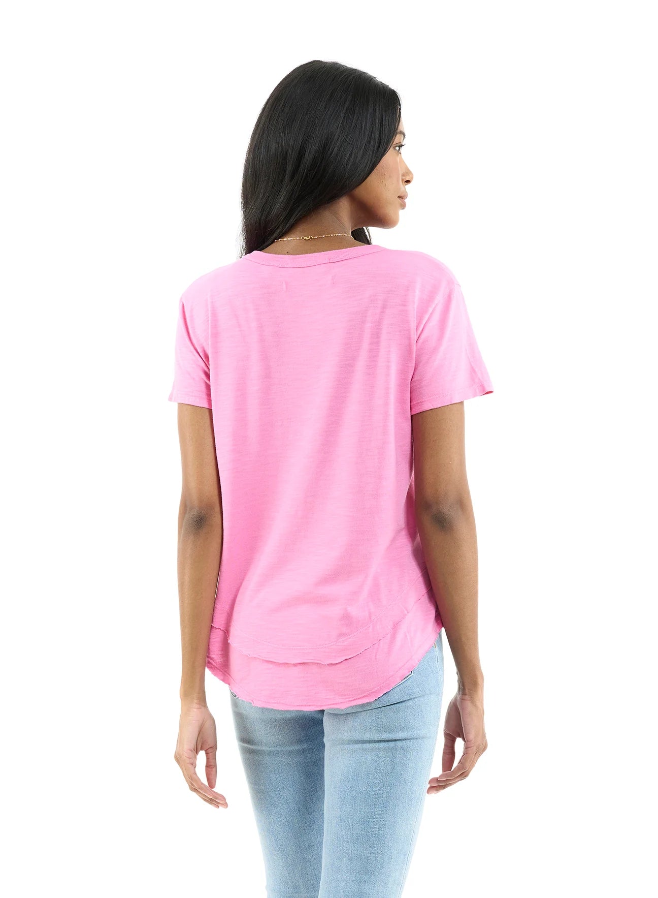 CHRLDR Ava Mock Layer T-shirt - Pink Sorbet
