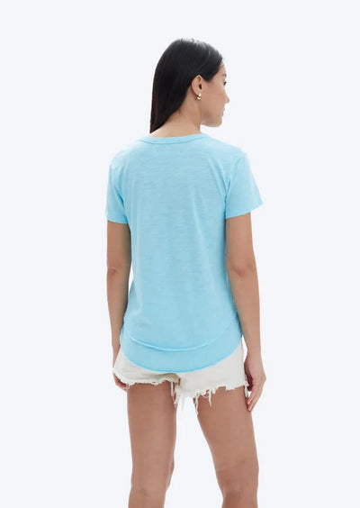 CHRLDR Ava Mock Layer T-shirt - Turquoise Media 1 of 3