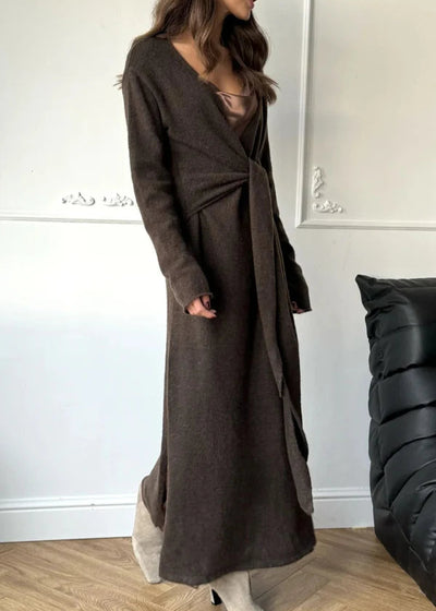 Charli Keira Dress Dark Espresso
