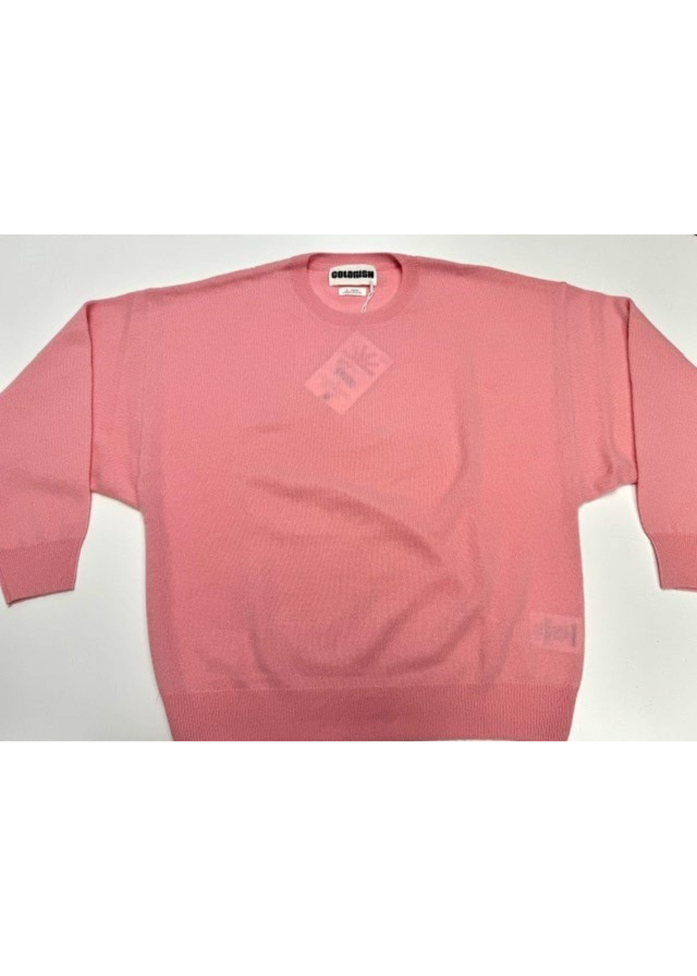 CRUSH Bonnaroo Boyfriend Cashmere Crew - Bubble Gum