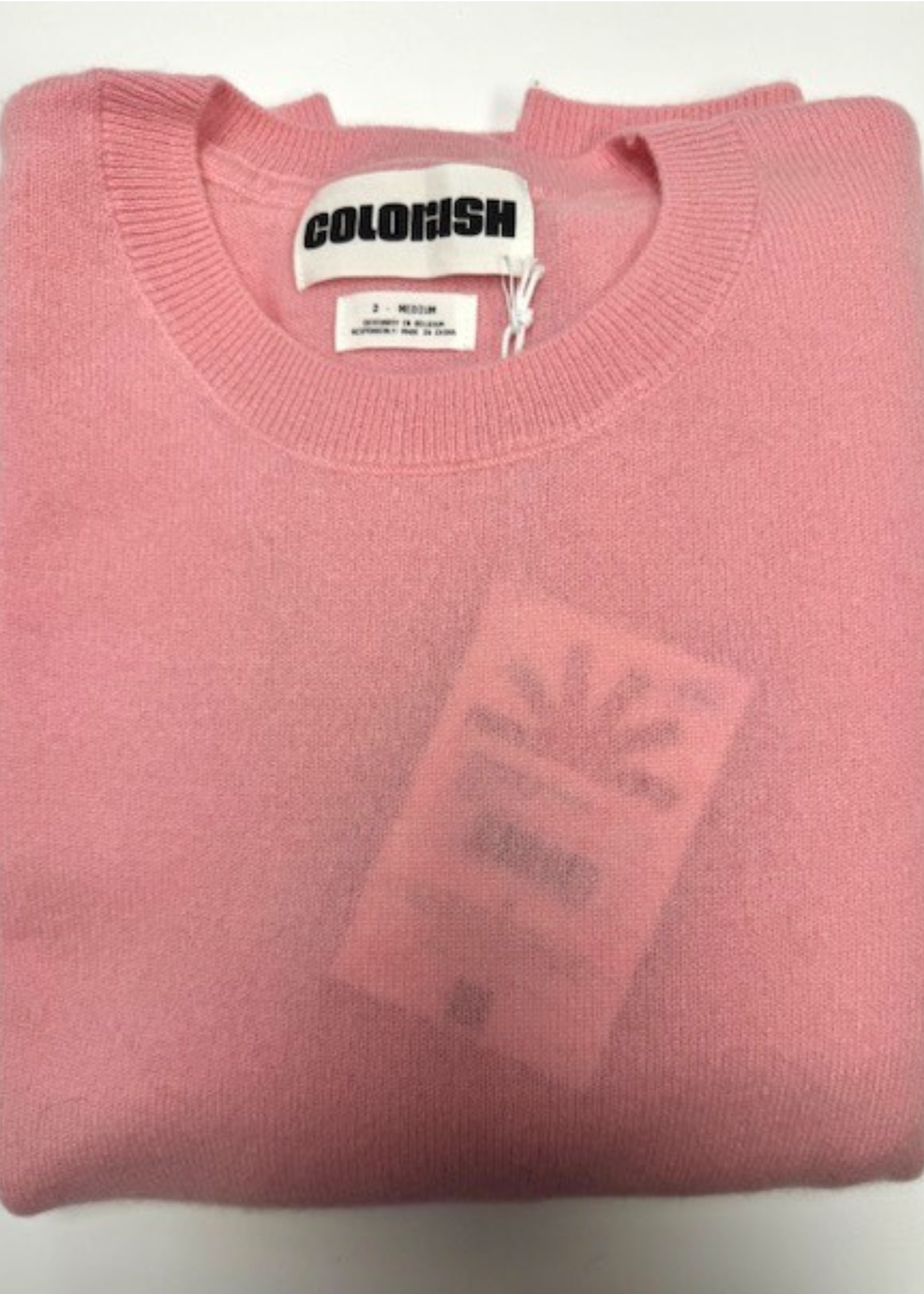 CRUSH Bonnaroo Boyfriend Cashmere Crew - Bubble Gum