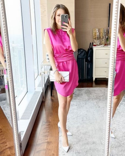 NONCHALANT Danette Dress Pink