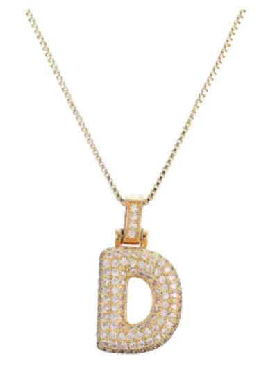 LIVIE Katherine Bubble Letter Necklace