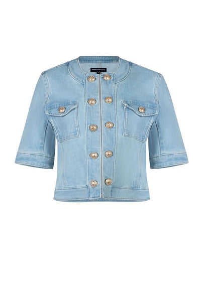 Generation Love Devika Denim Jacket Sky Blue