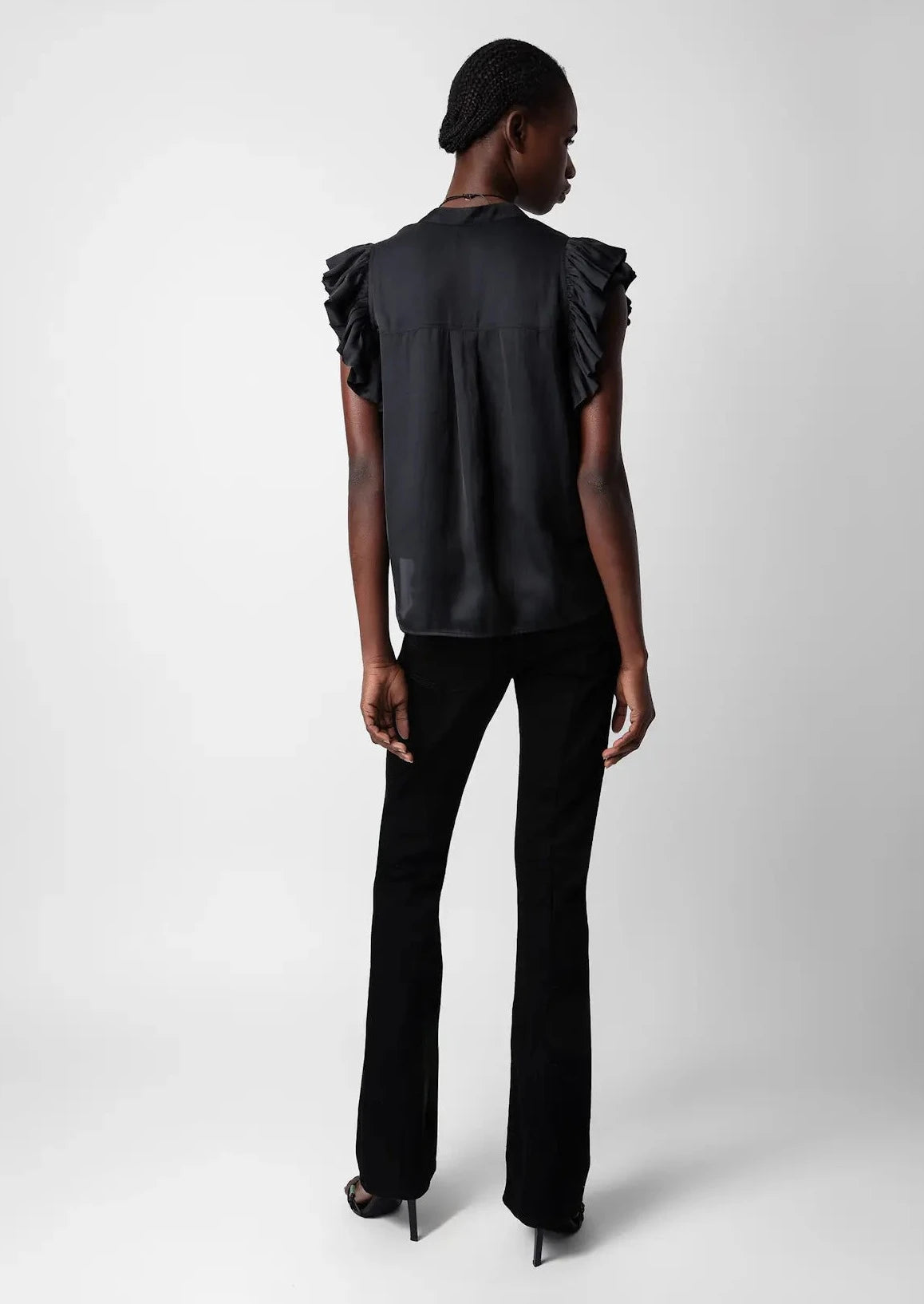 Zadig & Voltaire Tiza Satin Blouse - Black