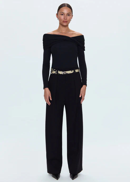 Pistola Eden Pleated Ponte Trouser