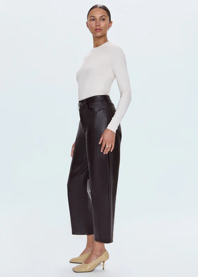 Pistola Eli High Rise Arched Leg Pant French Roast