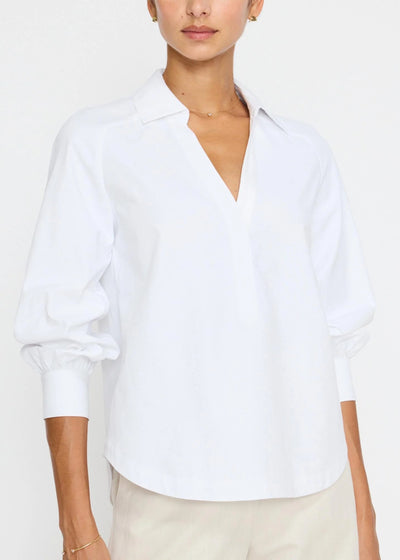 Brochu Walker Emilia Top Salt White