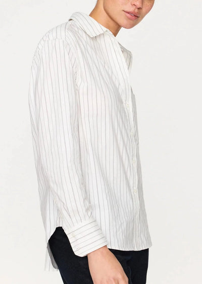 Brochu Walker Everyday Striped Shirt - White 