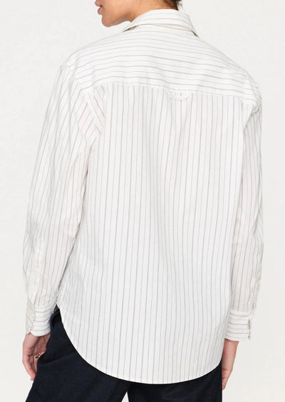 Brochu Walker Everyday Striped Shirt - White 