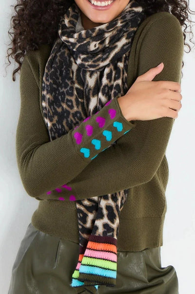 Lisa Todd Into The Wild Leopard Print Scarf
