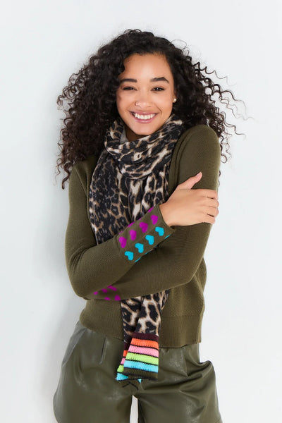 Lisa Todd Into The Wild Leopard Print Scarf