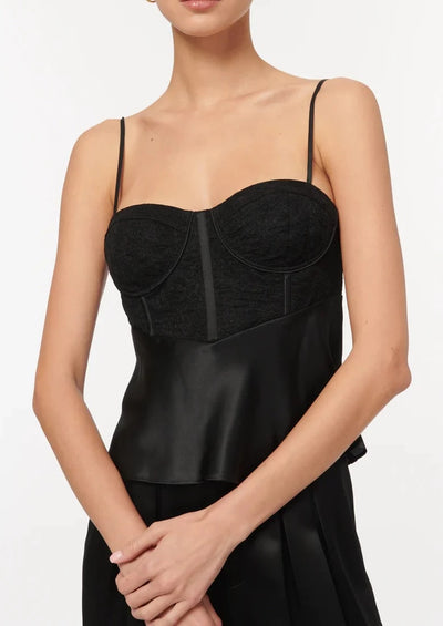 CAMI Bernadette Bustier Style Corset - Black