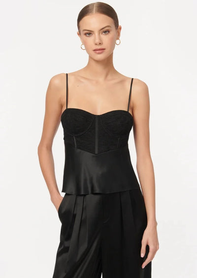 CAMI Bernadette Bustier Style Corset - Black